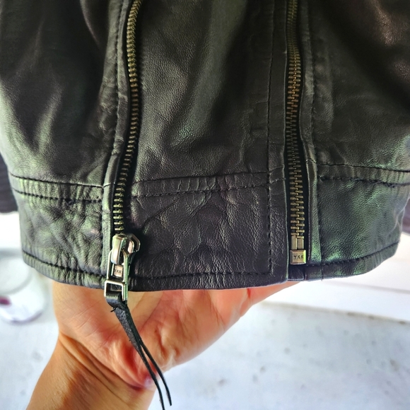 Treasure and Bond Leather Moto Jacket Size M - Picture 9 of 10
